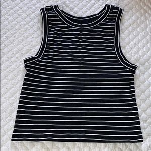 Free people high neck, tight fit crop top